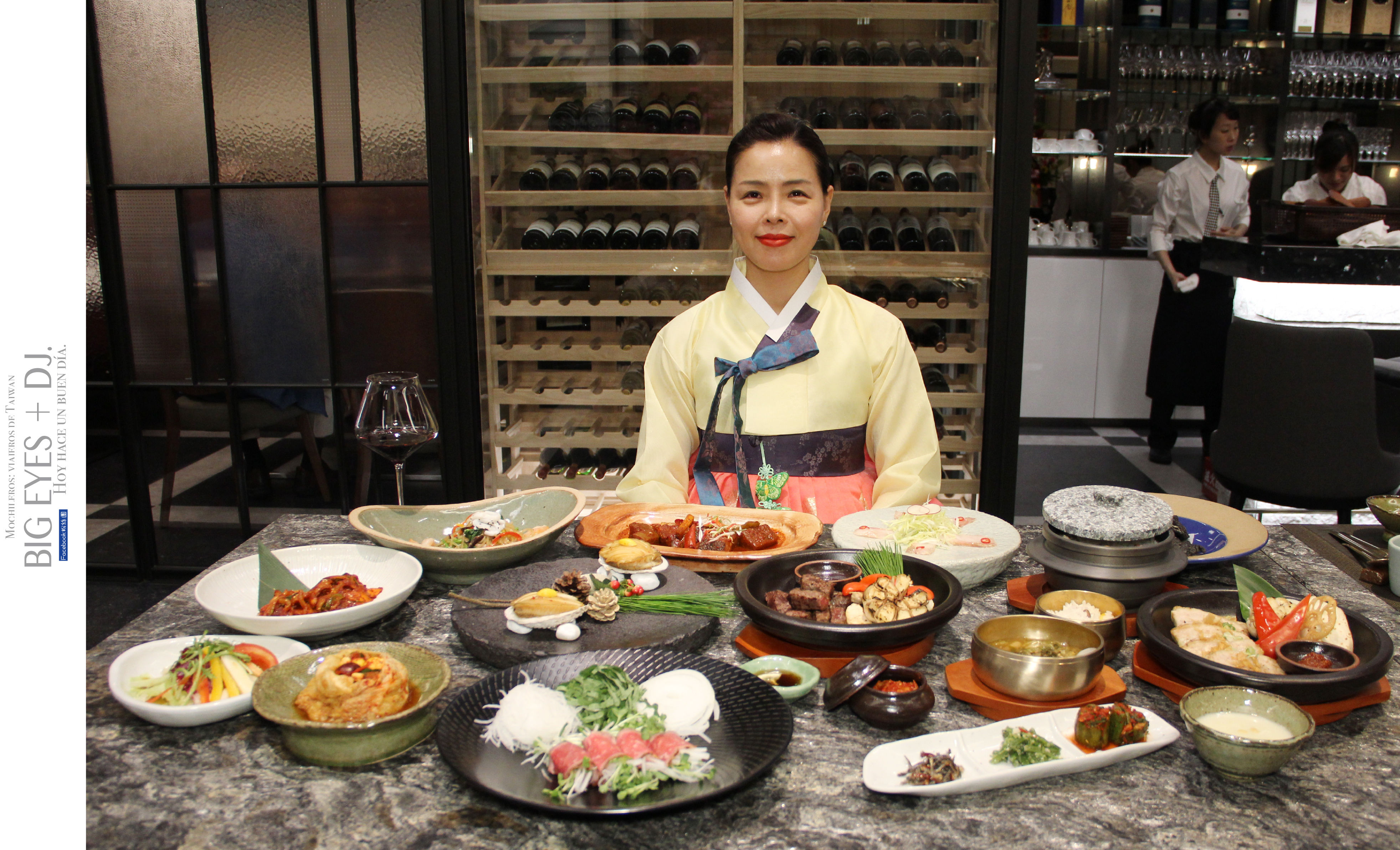 和蔼亲切的韩国料理长,认真的为我们讲解每道菜的精髓,也希望我们可以
